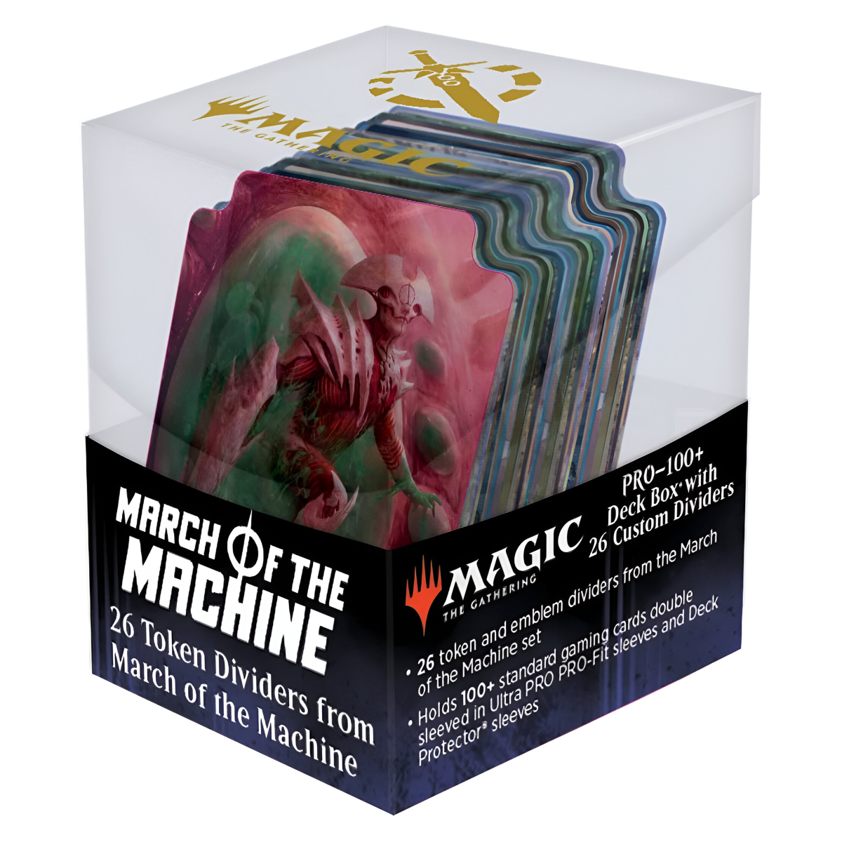 Ultra PRO Magic the Gathering CCG March of the Machine Token Dividers with Deck Box UPI-19765