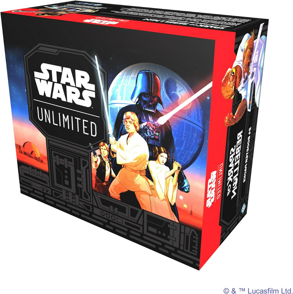Star Wars Unlimited Tcg Spark Of Rebellion Booster Display, Set Of 24 Booster Packs, Trading Card Game For Kids and Adults For Ages 12+ For 2+ Players With 20 Min Playtime SWH0102en
