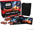 Star Wars Unlimited Tcg Spark Of Rebellion Prerelease Box Launch Your Galactic Journey, Includes 6 Booster Packs For Ages 12+ And 2+ Players With 20 Minute Playtime SWH0104en