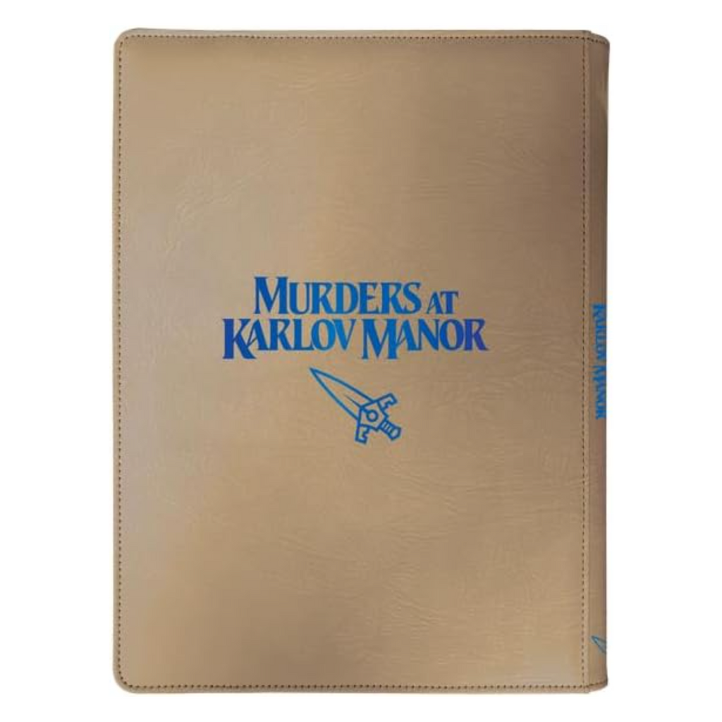 Ultra Pro MTG Magic the Gathering CCG Murders At Karlov Manor 9-Pocket Premium Zippered Pro-Binder UPI-38269