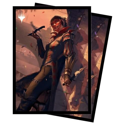 Ultra Pro Magic the Gathering CCG Murders At Karlov Manor 100Ct Sleeves Massacre Girl UPI-38256
