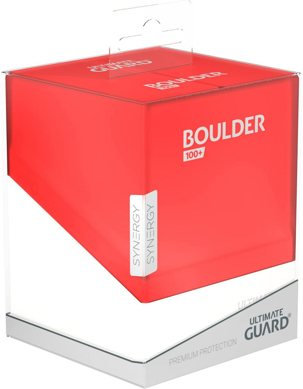 Ultimate Guard Deck Case Boulder Synergy Red White 100Ct UGD011333