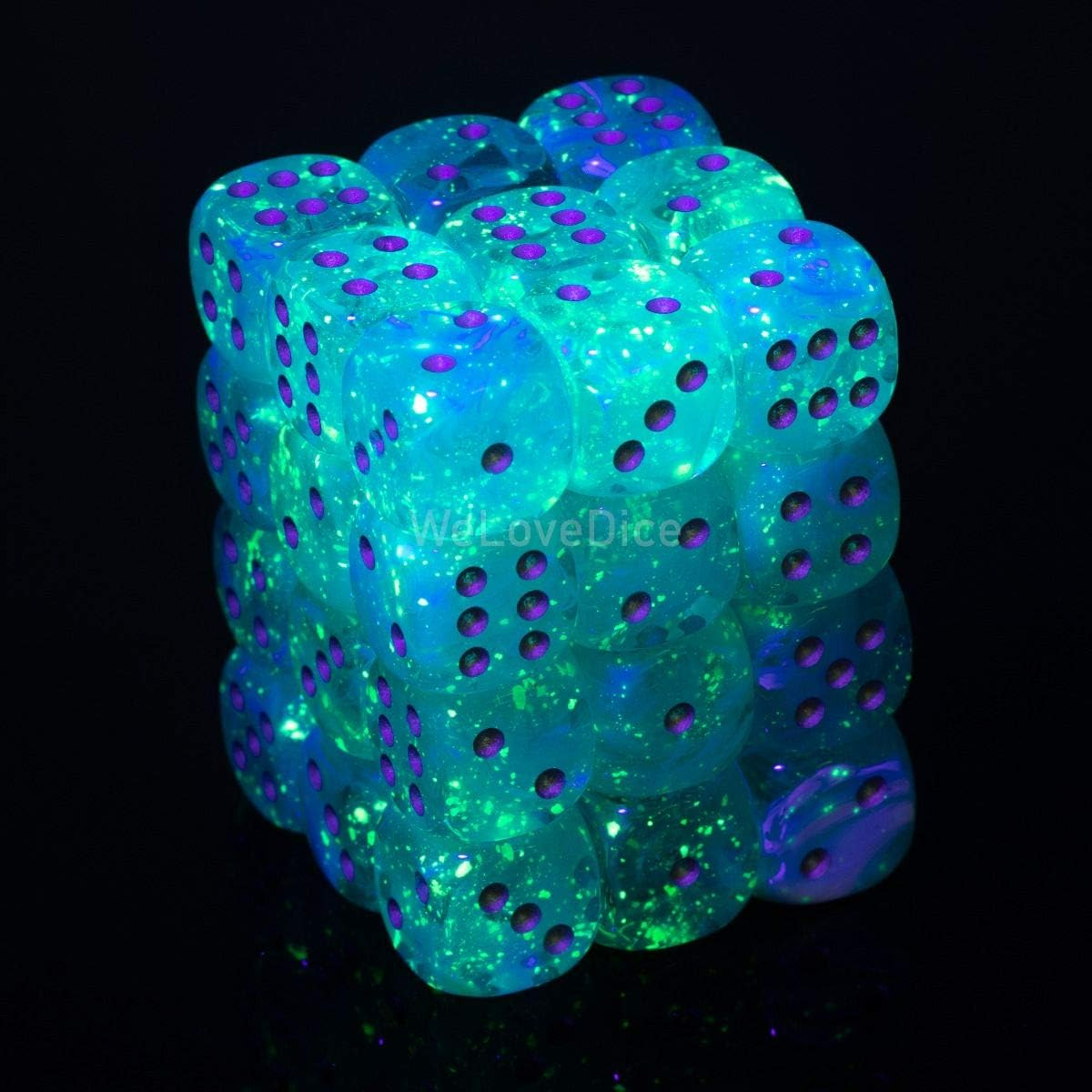 Chessex 27966 Dice Sky with Silver 12 mm CHX27966