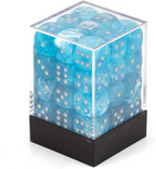 Chessex 27966 Dice Sky with Silver 12 mm CHX27966