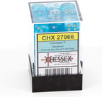 Chessex 27966 Dice Sky with Silver 12 mm CHX27966