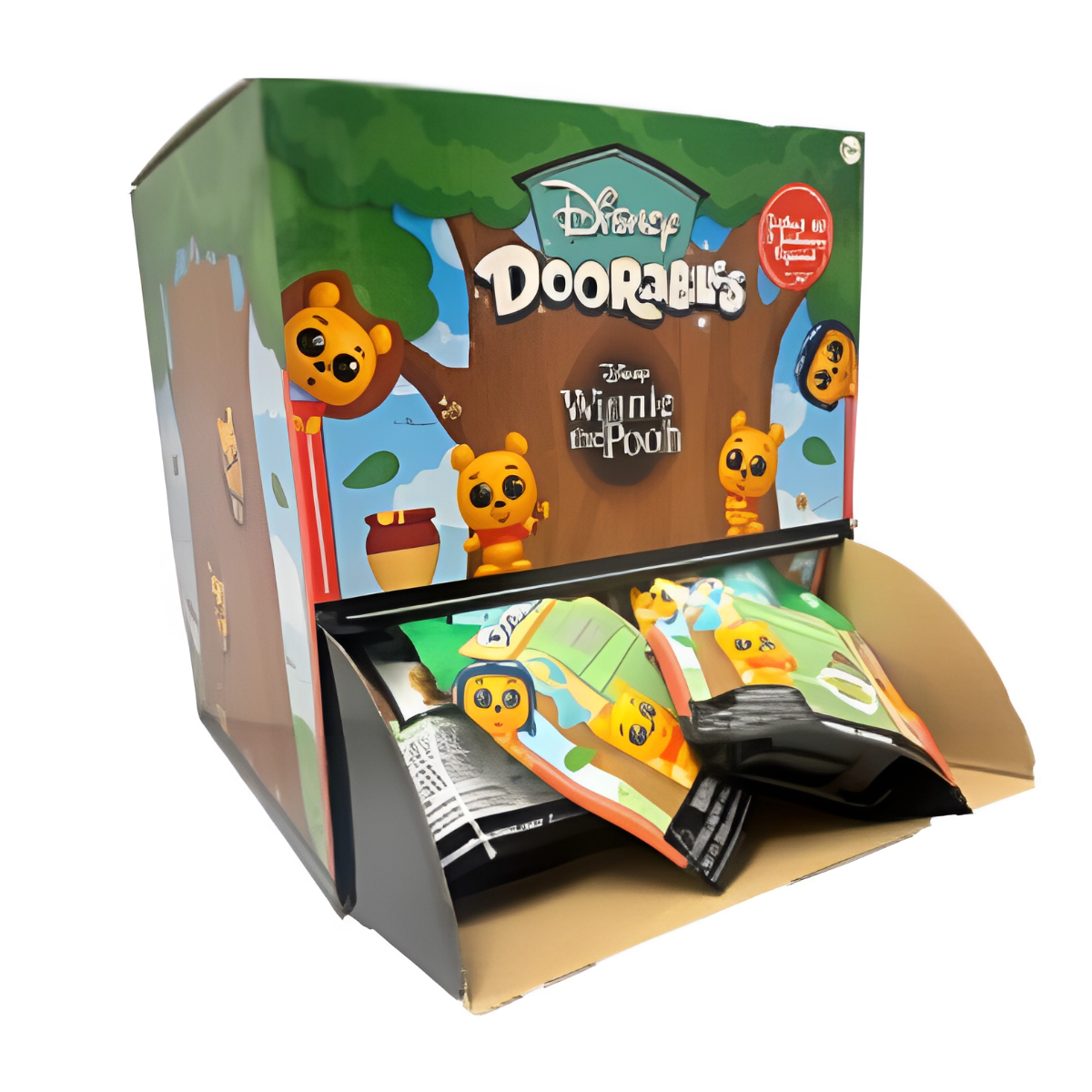 UCC Distributing Disney Doorables Flocked Winnie The Pooh Blind Bag Single Figure Random Selection UCCD-44879