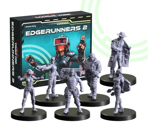 Monster Fight Club Cyberpunk Red Combat Zone Miniatures Edgerunners 2 Starter Gang MFC-45008