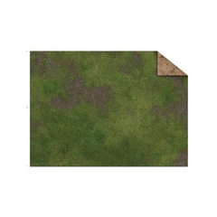 Monster Fight Club Scenery Neoprene Game Mat 44x30 Inches Broken Grassland Desert Scrubland MFC-20104