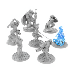 Cosmere RPG Stormlight Archive Way of Kings Premium Unpainted Miniatures Set 7 Minis Pack BWG-WoK-7P
