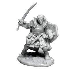 Reaper Dungeons And Dragons Miniatures Rheagar Male Fighter Miniature 25mm Heroic Scale Dark Heaven Legends D&D 77467