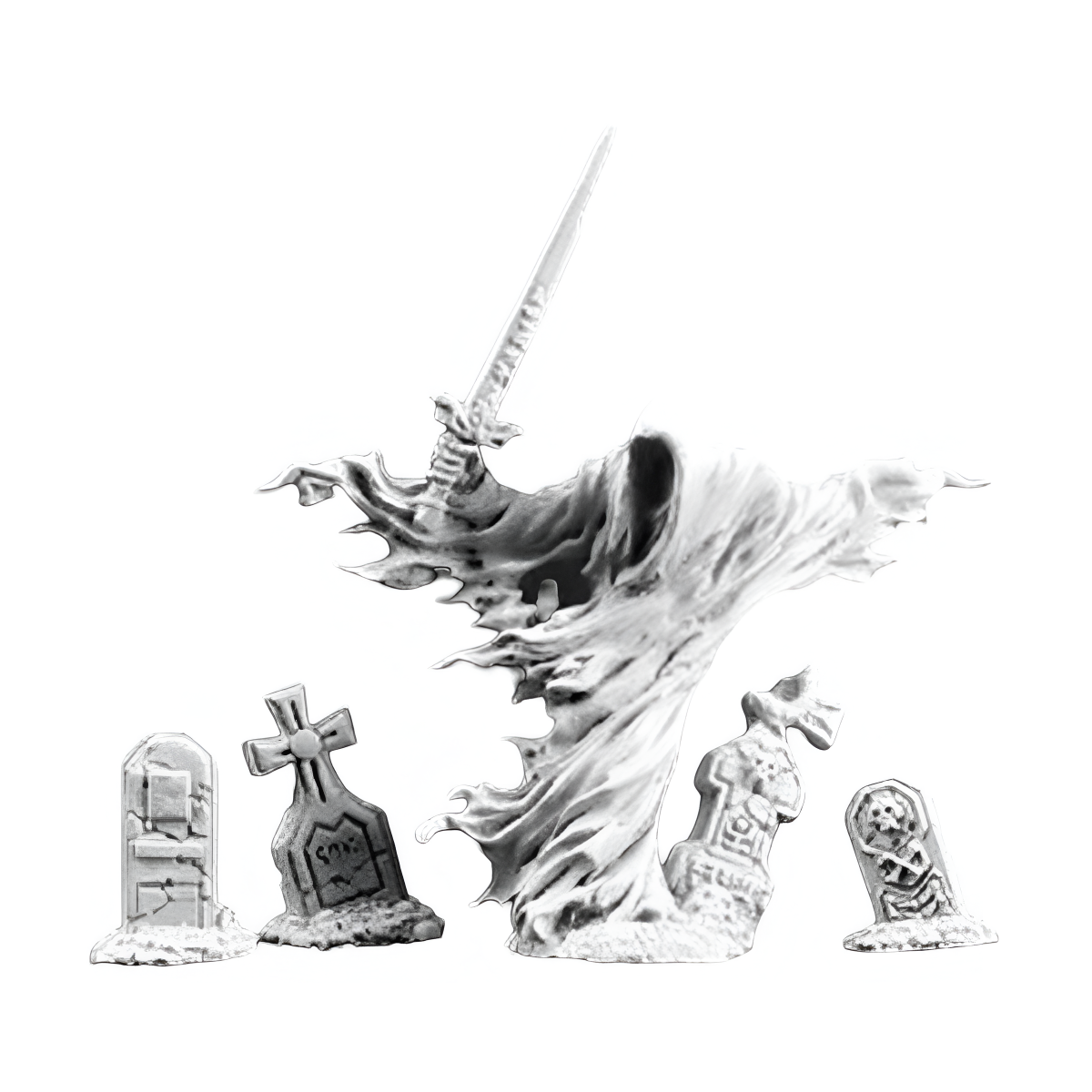 Reaper Dungeons And Dragons Miniatures 03274 Grave Wraith Dark Heaven Legends Metal Mini Miniatures D&D REM07034
