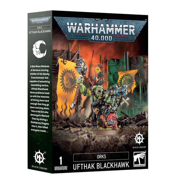 Games Workshop Warhammer 40K Orks Ufthak Blackhawk Plastic Box 50-65