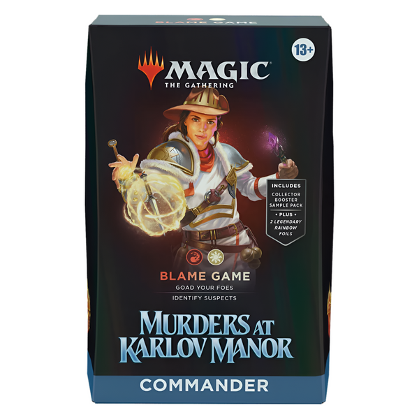 MTG Magic The Gathering CCG Murders At Karlov Manor Commander Deck-Blame Game Single Pack MTG-MDKLM-CD-BlameGame