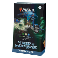 Magic The Gathering CCG Murders At Karlov Manor Commander Deck Deep Clue Sea Single Pack MTG-MDKLM-CD-DeepClueSea