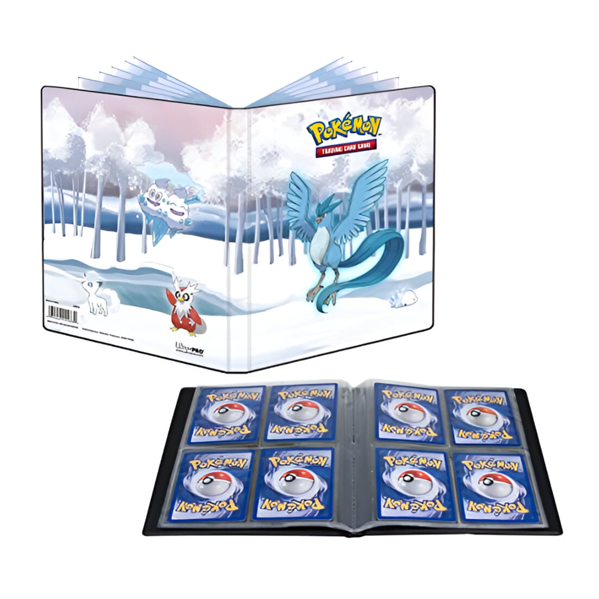 Ultra Pro Pokemon Gallery Series Frosted Forest 4-Pocket Portfolio Secures and Protects Up To 40 Standard Size Cards ULP15983