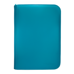 Ultra PRO Ultra Pro Zippered PRO Binder 4 Pocket Vivid Teal Stores up to 160 cards in Deck Protector sleeves in side-loading pockets ULP4P15898