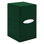 Ultra Pro Satin Tower hi Gloss Emerald Green Stores upto 100+ standard size cards ULPDB15846