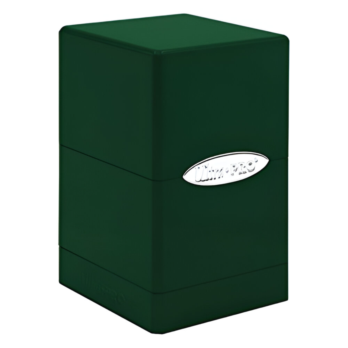 Ultra Pro Satin Tower hi Gloss Emerald Green Stores upto 100+ standard size cards ULPDB15846