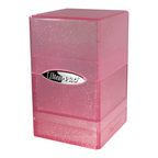 Ultra Pro Ultra Pro Satin Tower Glitter Pink Stores 100+ standard size cards ULPDB15890
