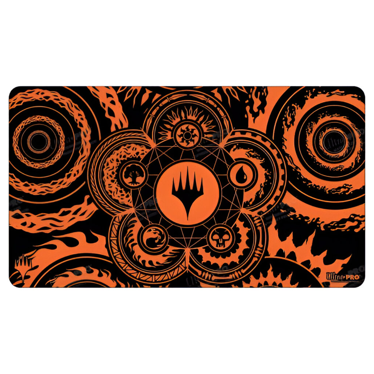 Ultra Pro Standard Playing Gameing Playmat Magic the Gathering Mana 7 Color Wheel ULPPMM19236