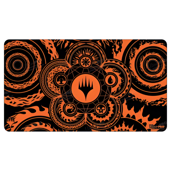 Ultra Pro Standard Playing Gameing Playmat Magic the Gathering Mana 7 Color Wheel ULPPMM19236