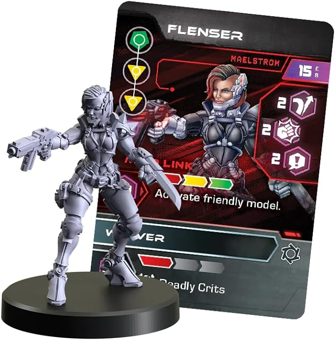Monster Fight Club Cyberpunk Red Combat Zone Miniatures Maelstrom Starter Gang MFC-45002