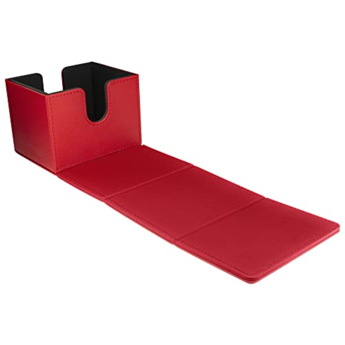 Ultrapro Vivid Alcove Edge Red Holds up to 100 standard size cards double-sleeved UPI-15916