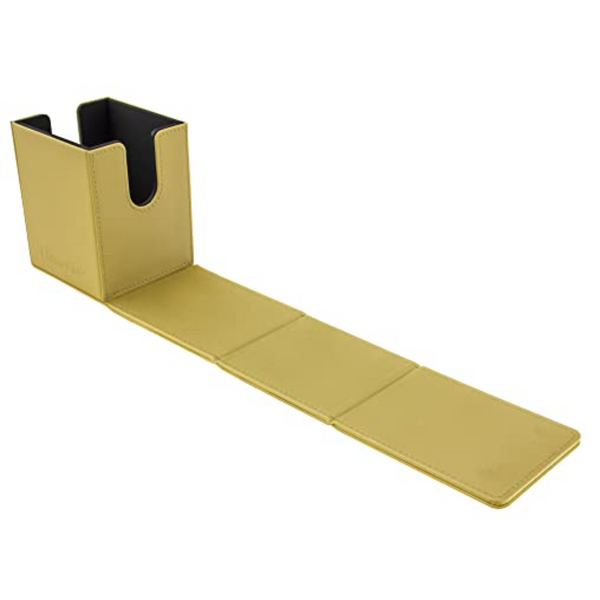 Ultrapro Vivid Alcove Flip Yellow Holds up to 100 standard size cards double-sleeved UPI-15926