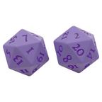Ultra PRO Dungeons & Dragons Vivid Heavy Metal D20 Dice Set Purple 2ct UP Your Gaming With High Quality 20 Sided Dice UPI-15938