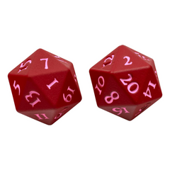 Ultra PRO Dungeons & Dragons Vivid Heavy Metal D20 Dice Set Red 2ct UP Your Gaming With High Quality 20 Sided Dice UPI-15939