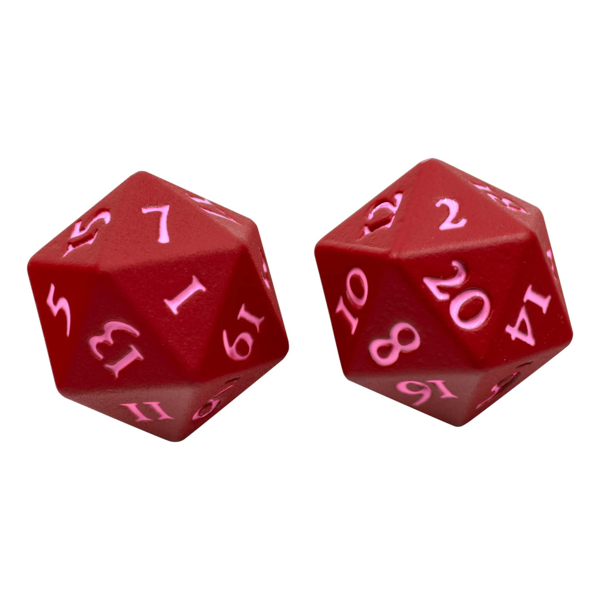 Ultra PRO Dungeons & Dragons Vivid Heavy Metal D20 Dice Set Red 2ct UP Your Gaming With High Quality 20 Sided Dice UPI-15939