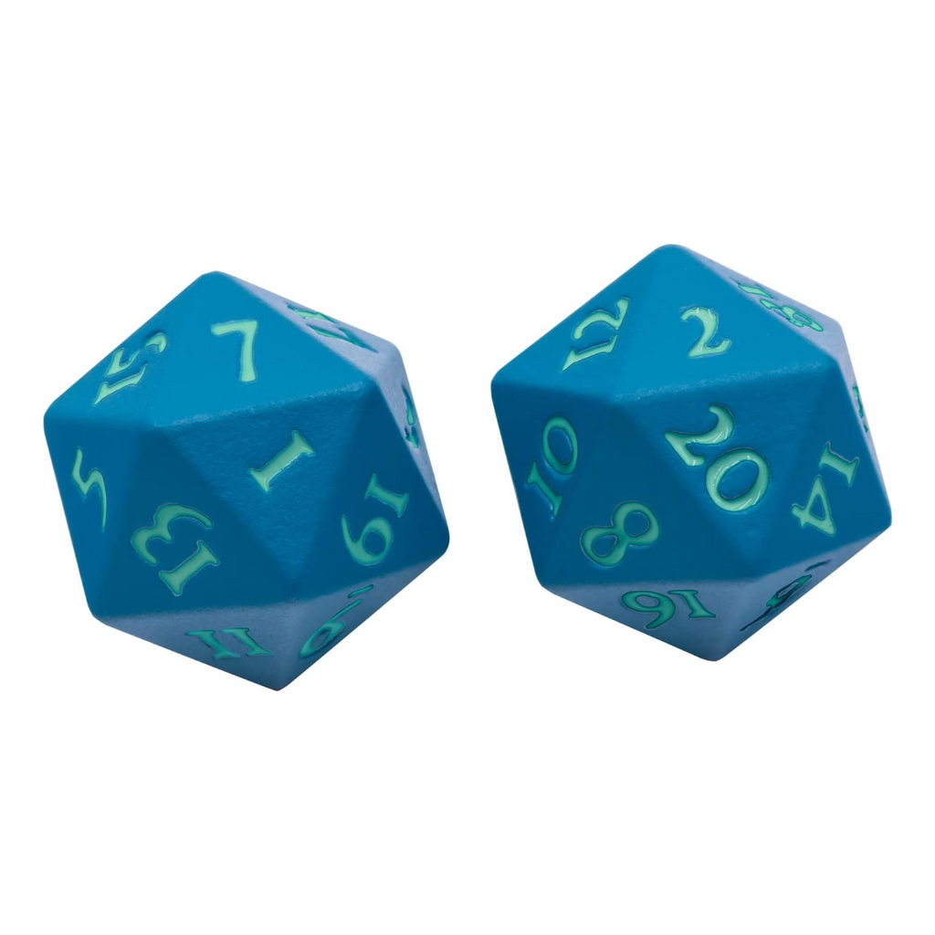 Ultra PRO Dungeons & Dragons Vivid Heavy Metal D20 Dice Set Teal 2ct UP Your Gaming With High Quality 20 Sided Dice UPI-15942