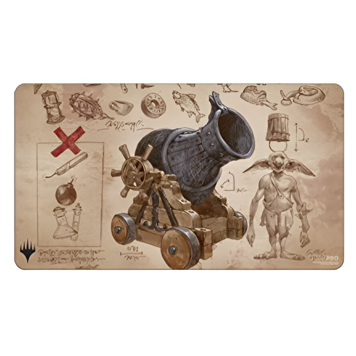 Ultra PRO Magic the Gathering CCG Brothers War Schematic Distributor Exclusive Playmat Line - V4 UPI-19723