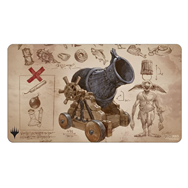 Ultra PRO Magic the Gathering CCG Brothers War Schematic Distributor Exclusive Playmat Line - V4 UPI-19723