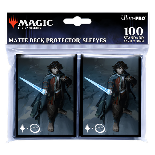 Magic the Gathering CCG The Lord of the Rings Tales of Middle earth 100ct Deck Protector Sleeves A Featuring Frodo UPI-19814