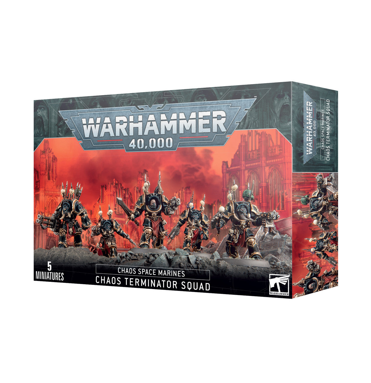 Games Workshop Warhammer 40K Chaos Space Marines Terminators 43-19