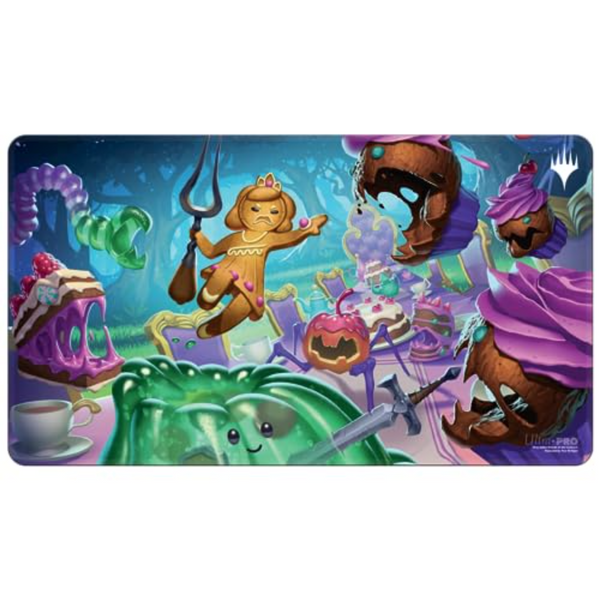 Ultra PRO Wilds of Eldraine White Stitched Standard Gaming Playmat Food Fight UPR38046