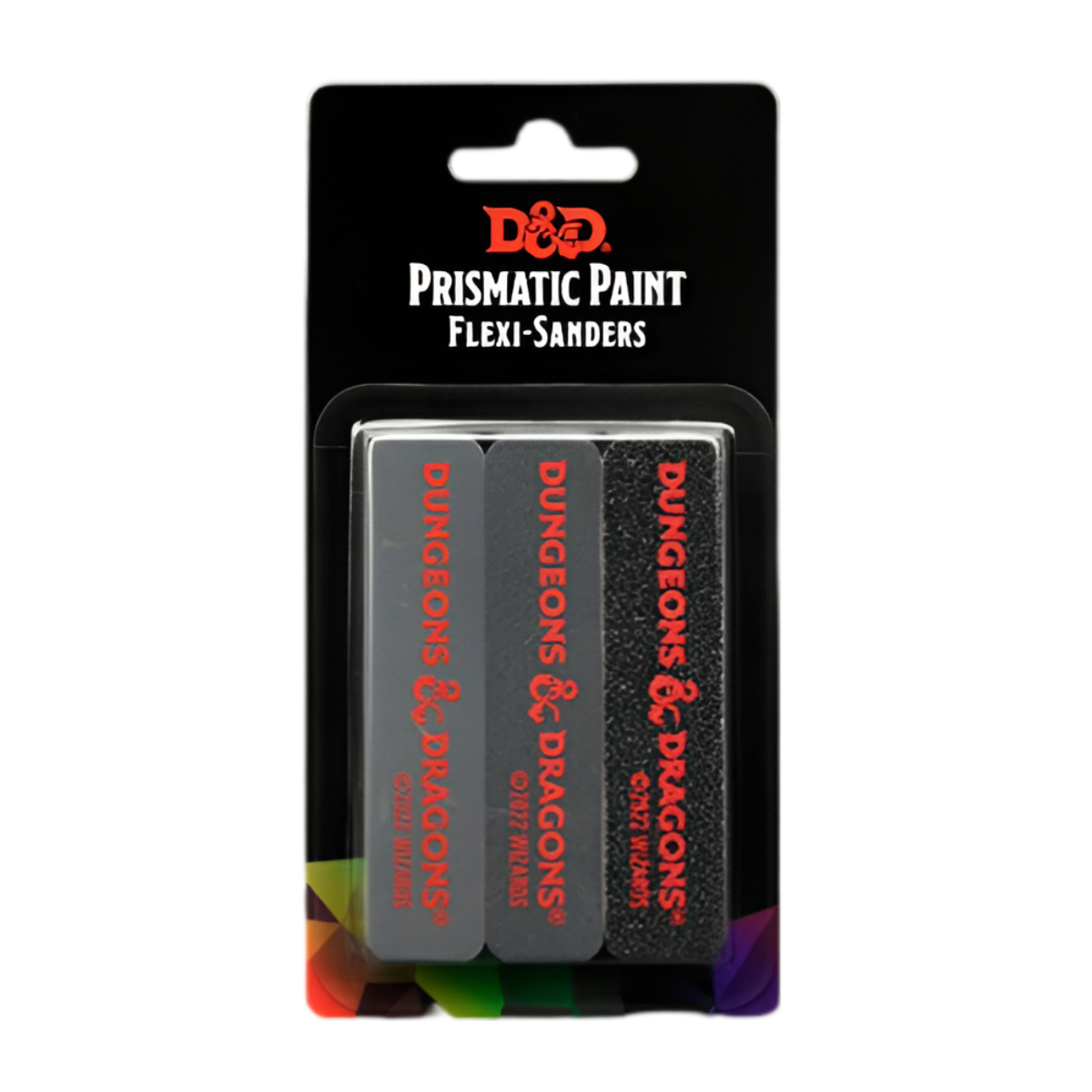 Wizkids Dungeons And Dragons D&D Prismatic Paint Dual Grit Flexi Sanders WZK67166