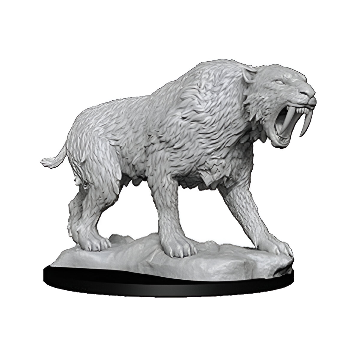 Wizkids Dungeons And Dragons Monster Wizkids Deep Cuts Unpainted s W14 Saber Toothed Tiger Miniature D&D WZK90272