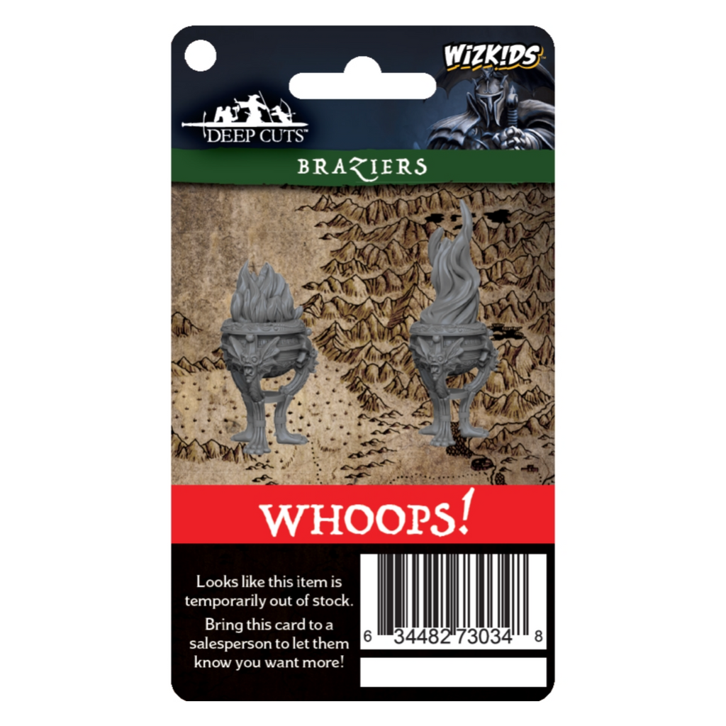 Wizkids Dungeons And Dragons Monster Pathfinder Deep Cuts Unpainted S W14 Retail Reorder Cards Miniature D&D WZK90285