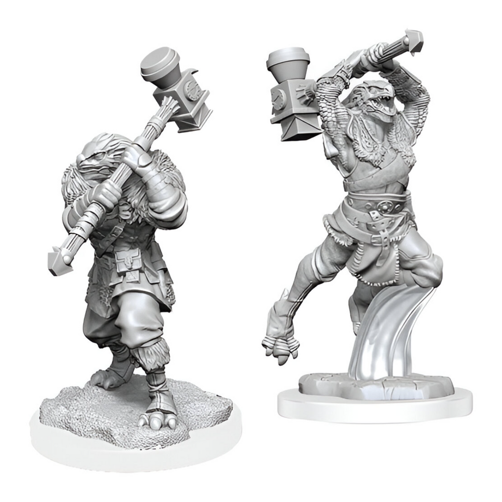 Wizkids Dungeons And Dragons Dragonborn Barbarian Critical Role Unpainted s W1 Ravenite Miniature D&D WZK90384