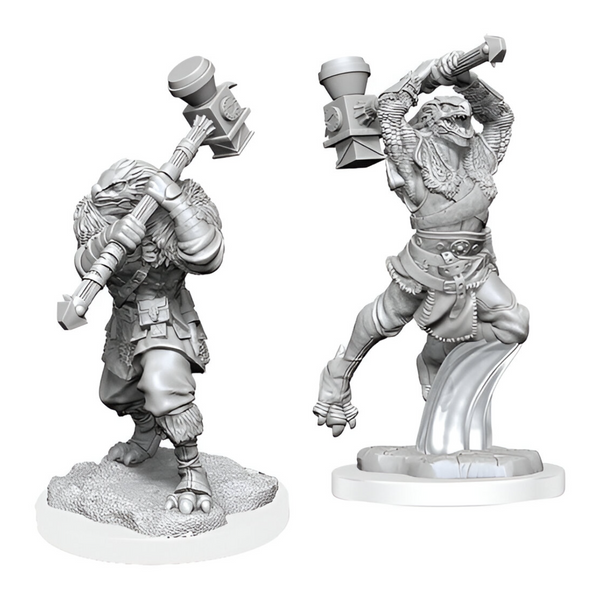 Wizkids Dungeons And Dragons Dragonborn Barbarian Critical Role Unpainted s W1 Ravenite Miniature D&D WZK90384