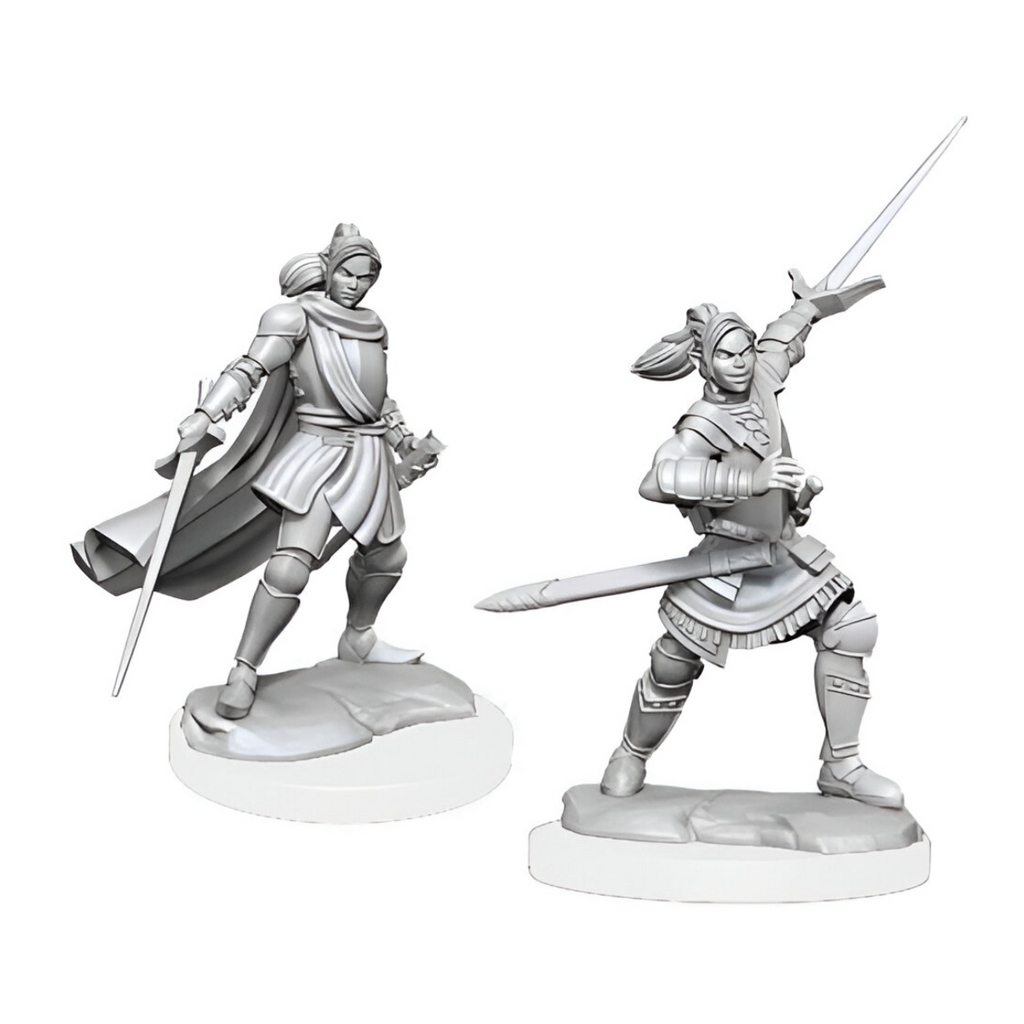 Wizkids Dungeons And Dragons Halfelf Paladin Critical Role Unpainted s W1 Xhorhas Paladin Miniature D&D WZK90390