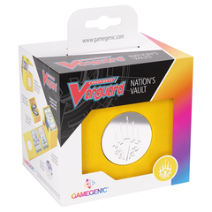 Gamegenic Cardfight Vanguard Nations Vault Keter Sanctuary Yellow Premium Deck Box, Holds Up To 50 Double-Sleeved Cards, Extra Drawer For Power Cters And Accessories GGS20132ML