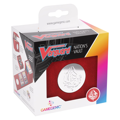 Gamegenic Cardfight Vanguard Nations Vault Dragon Empire Red Premium Deck Box, Holds Up To 50 Double-Sleeved Cards, Extra Drawer For Power Cters And Accessories GGS20128ML
