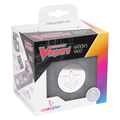 Gamegenic Cardfight Vanguard Nations Vault Brandt Gate Gray, Premium Deck Box, Holds Up To 50 Double-Sleeved Cards, Extra Drawer For Power Cters And Accessories GGS20131ML