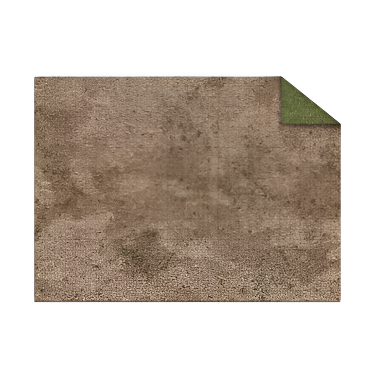 Monster Fight Club Broken Grassland Desert Scrubland 22''x30'' Neoprene Game Mat with Adventure Grid MFC-20202