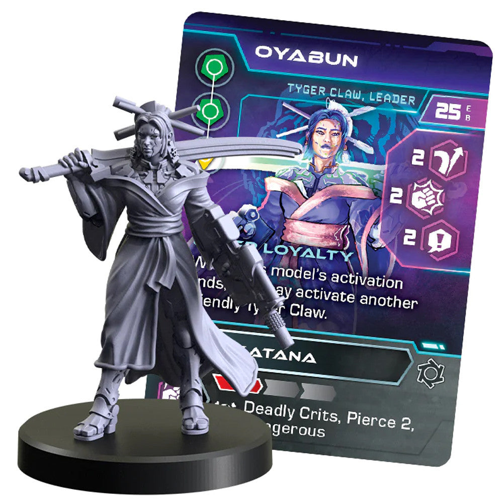 Monster Fight Club Cyberpunk Red Combat Zone Miniatures Tyger Claws Starter Gang MFC-45001