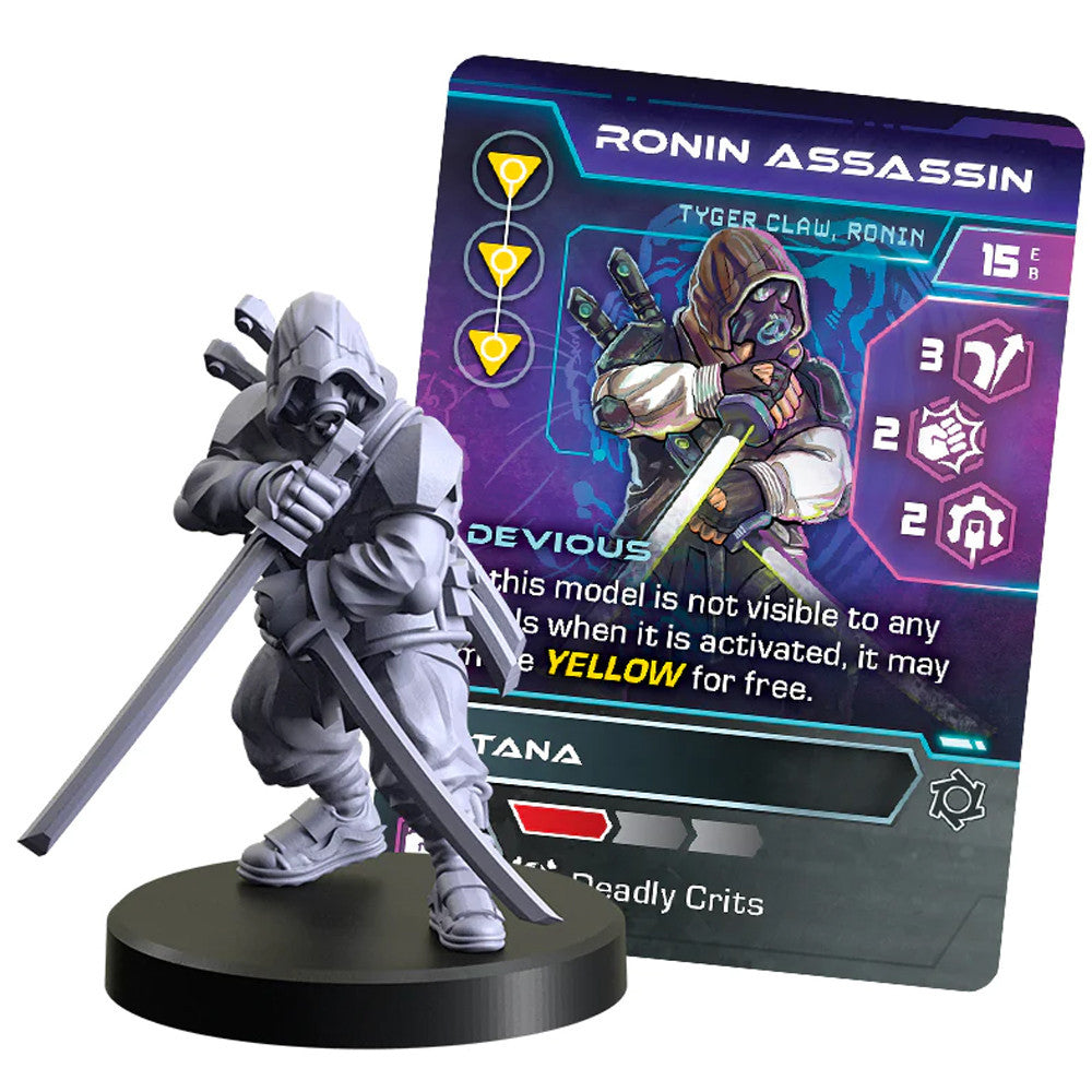 Monster Fight Club Cyberpunk Red Combat Zone Miniatures Tyger Claws Starter Gang MFC-45001