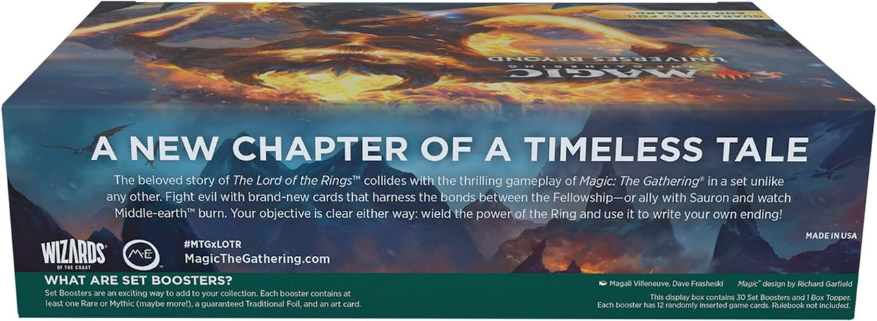 MTG Magic The Gathering Universes Beyond The Lord Of The Rings Tales Of Middle-Earth Set Booster Display 30 WOC-D15230000